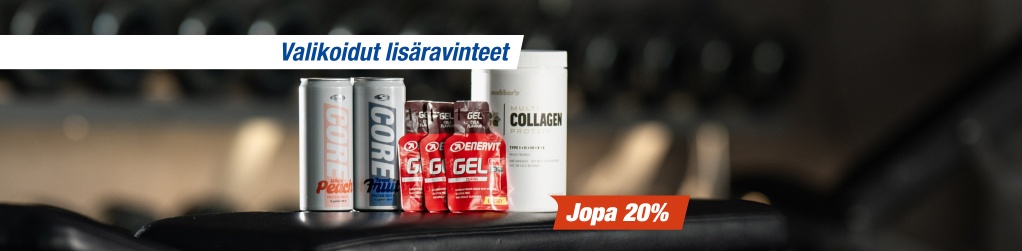 Valikoidut lisäravinteet jopa 20 %